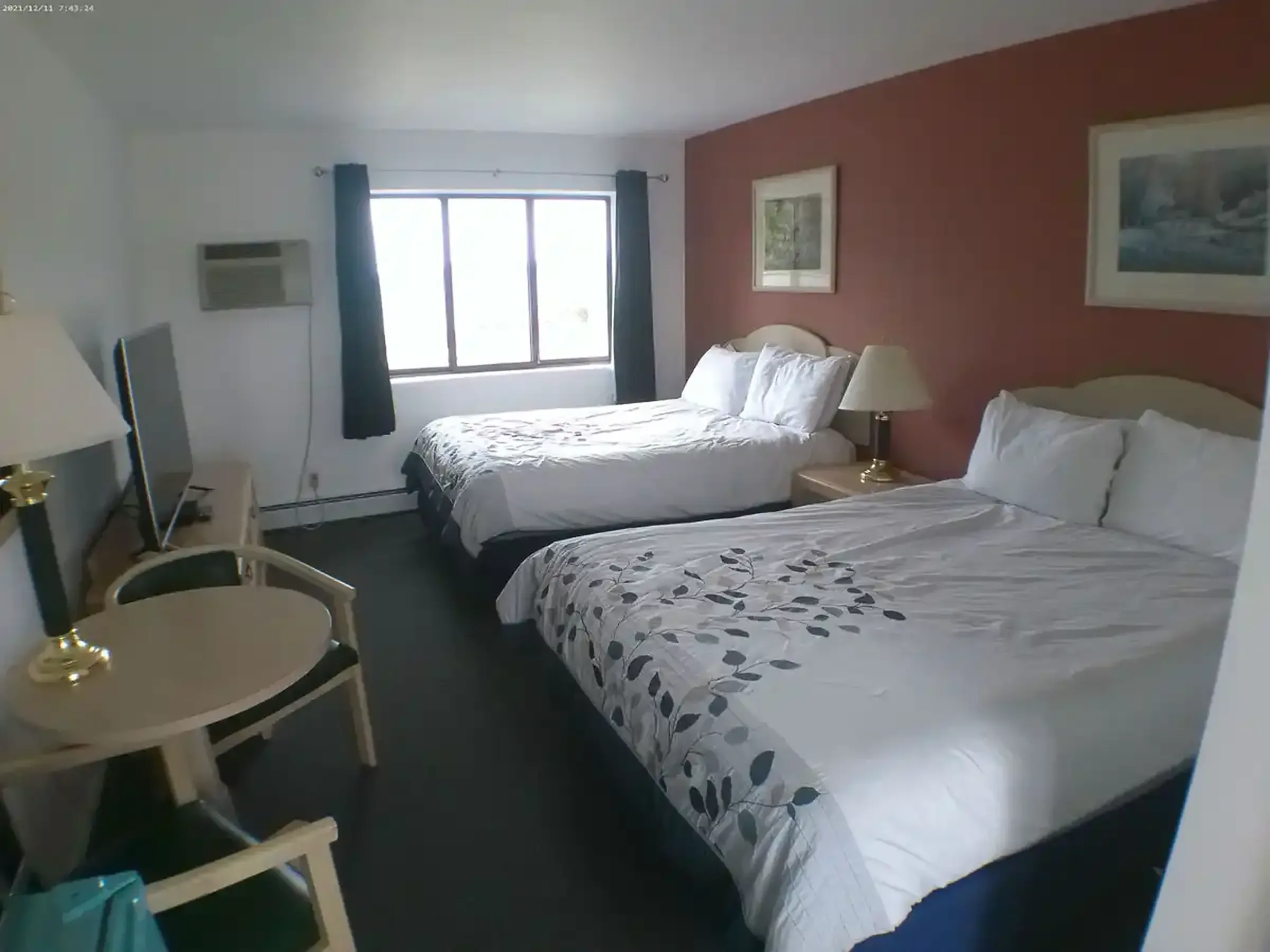 Resort room interior