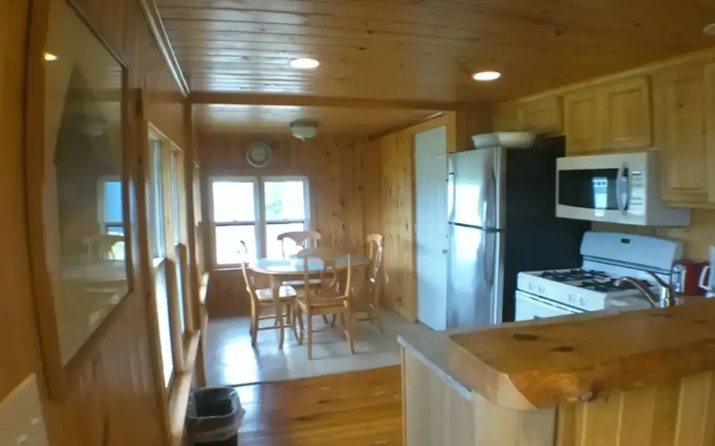 Cottage 1 — three bedrooms with full kitchen at Crystal Lake Resort